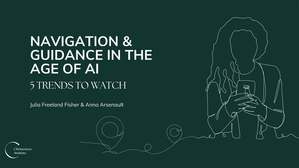 Cover of PowerPoint deck with the title: Navigation and Guidance in the Age of AI, 5 Trends to Watch